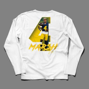 Andrew Marsh #4 White Hoodie